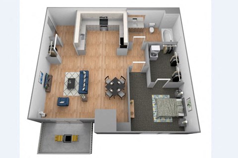 Minnesota floor plan at Shakopee Flats, Shakopee